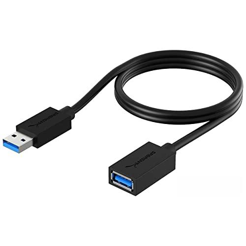 SABRENT USB延長 0.9m USB延長ケーブル3.2 Gen 1（USB Type-Aオス...