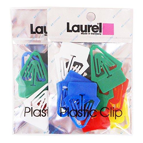 Laurel プラスチックタブクリップ A-LC09×2P 10個入 2袋セット