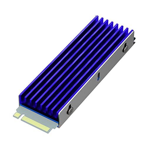 GLOTRENDS PC/PS5にサポートするM.2 SSDヒートシンク (6mm厚み)、大容量（1...