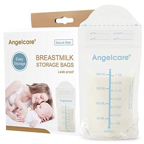 Angelcare【エンジェルケア】母乳 保存バッグ 200ml 100枚入 フリーザーパック 冷蔵...