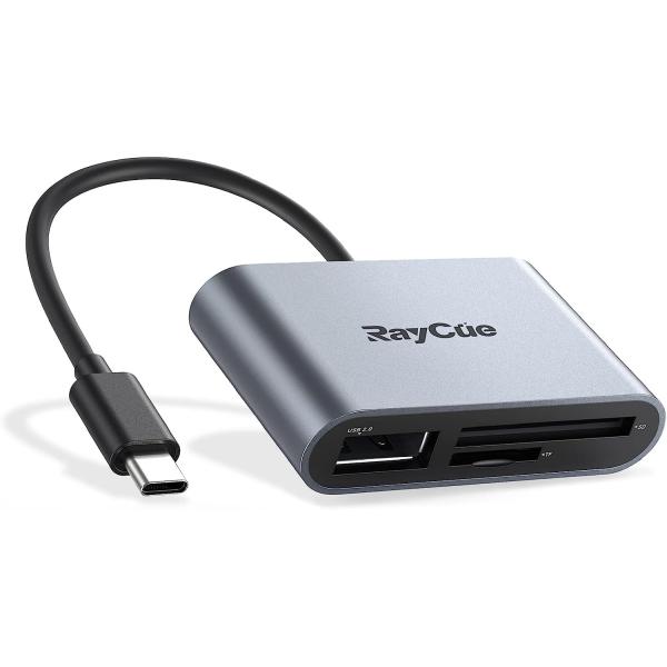 RayCue USB C - Micro SD TFメモリーカードリーダー iPad Pro Mac...