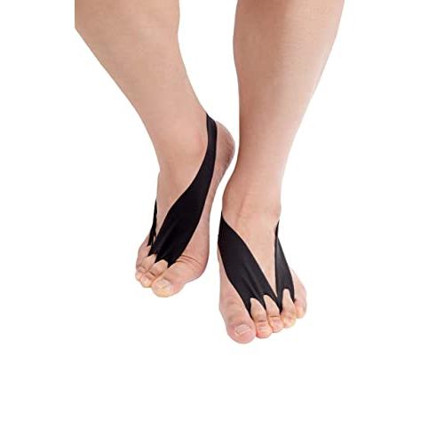 フロッグハンド クロスタイプ【品】靴の中でも足指トレーニング (S：19cm-22cm, ブラック)