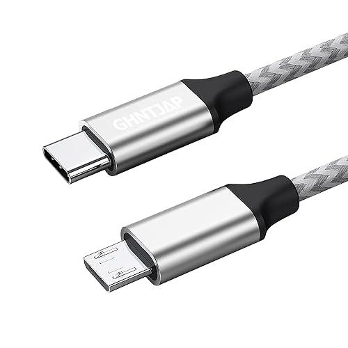 GHNTJAP Type C Micro USB ケーブル 1.5M USB C to Micro ...