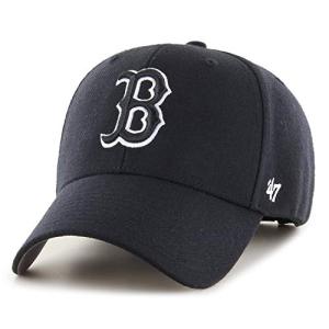 47 Brand Boston Red Sox MVP Dad Hat Cap MLB Black/White 並行輸入の商品画像