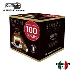 カフィタリー ネスプレッソ互換カプセル SOAVE 100杯分 100カプセル入 100個　Caffitaly Soave 100 Capsules For Nespresso｜good-eight