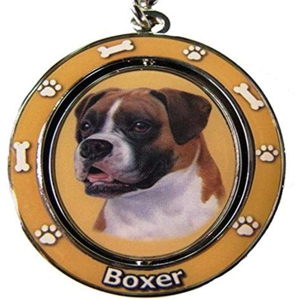 【並行輸入品】Boxer  Uncropped Key Chain Spinning Pet Key...