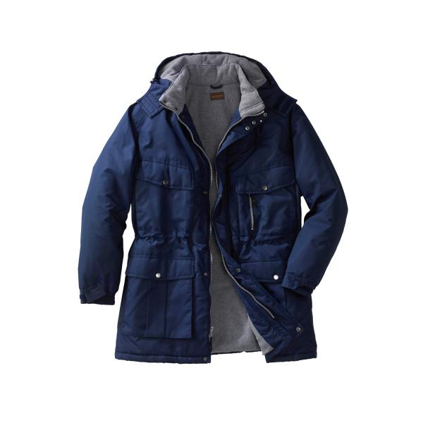 【並行輸入品】Boulder Creek by Kingsize メンズ ビッグ&amp;トール フリース裏...