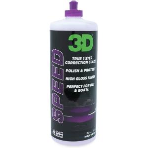 【並行輸入品】3D Speed オールインワン ポリッシュ/ワックス | クリアコートカーポリッシュ...