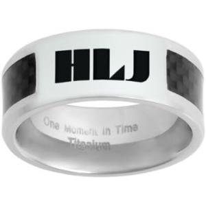 【並行輸入品】One Moment In Time LDS Mens 8mm Titanium &amp; ...