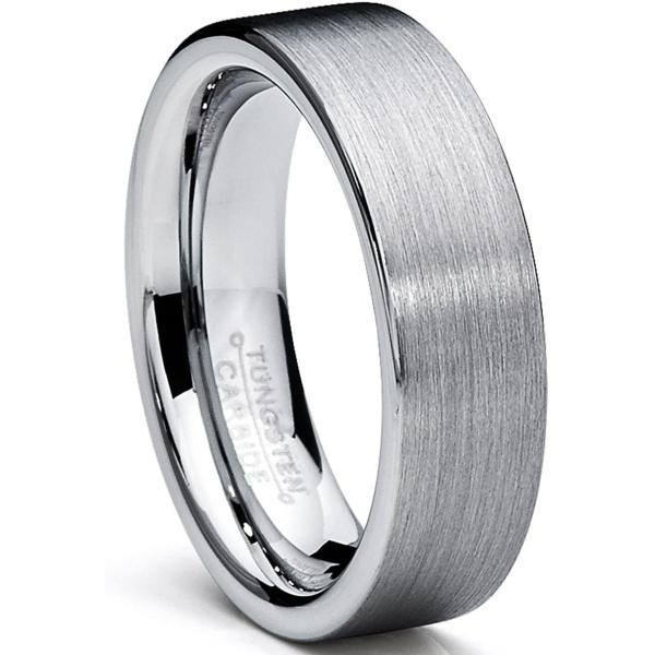 【並行輸入品】Metal Masters Co. 炭化タングステン メンズ ブラッシュド 結婚指輪 ...