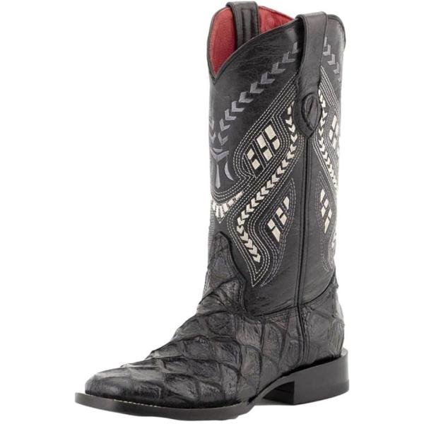 Ferrini Italia Womens Bronco Pirarucu Square Toe D...