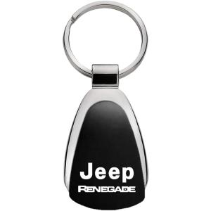 Jeep RenegadeブラックTear Dropキーチェーン　並行輸入品