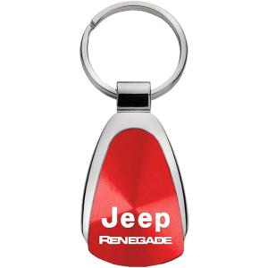 Jeep Renegade Red Tear DropキーチェーンキーチェーンKeyfob　並行輸入...