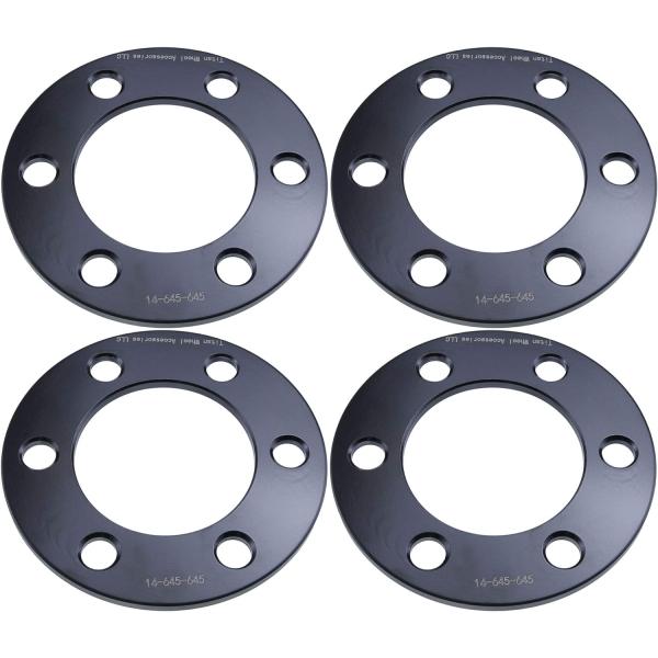 【並行輸入品】4ピース 1/4インチ 6x4.5 から 6x4.5 Hフラット ホイールスペーサー ...