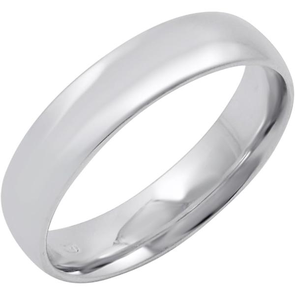 【並行輸入品】メンズ 14Kイエローまたは14Kホワイトゴールド 5mm 快適フィット 無地 結婚指...