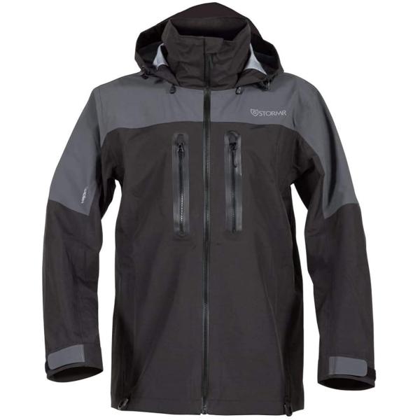 【並行輸入品】Stormr Aero メンズ 防水レインジャケット(ブラック)、(スモール) Sto...