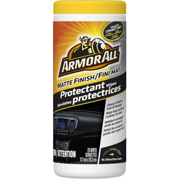 【並行輸入品】25 Pack Matte Finish Protectant Car Wipes　