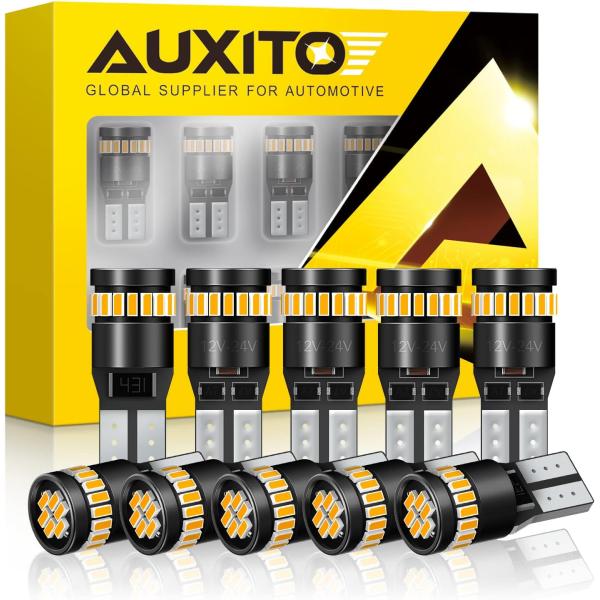 【並行輸入品】AUXITO 194 LED電球 スーパーブライト 168 2825 W5W T10 ...