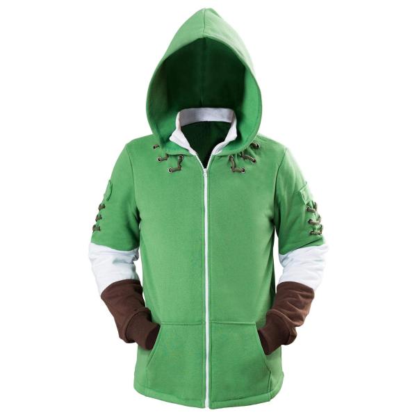【並行輸入品】Ya cos Link Cosplay Hooded Zipper Coat Jack...