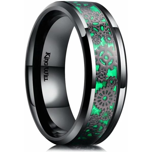 【並行輸入品】King Will Intertwine ステンレススチールスピナーリング メンズ/・...