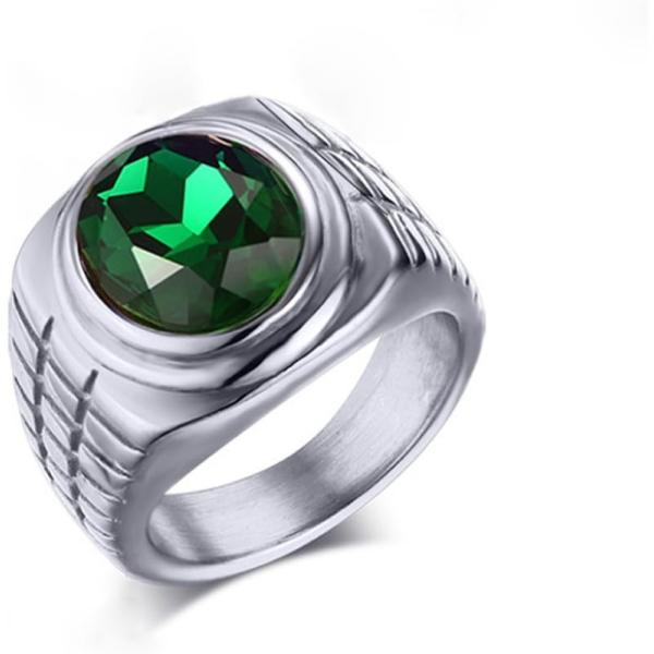 【並行輸入品】KKGAI Men's Titanium Steel Micro Pave Zirco...