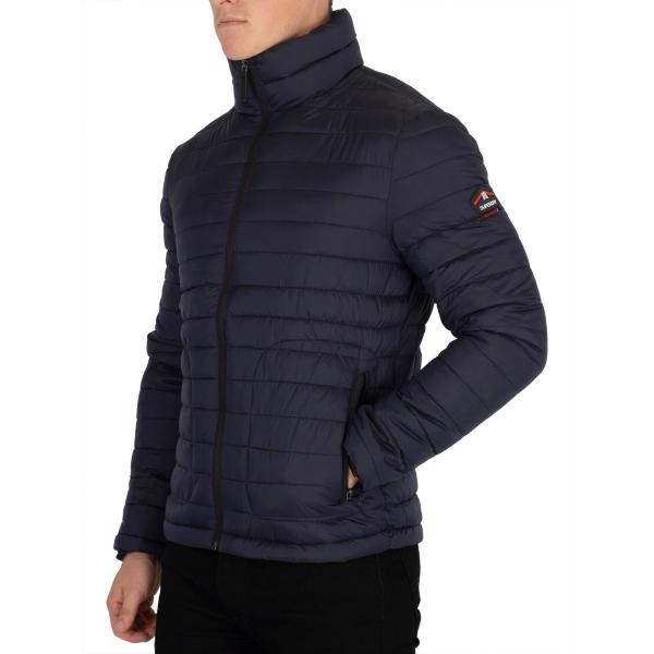 Superdry Mens Fuji Double Zip Jacket Navy Size Xxx...