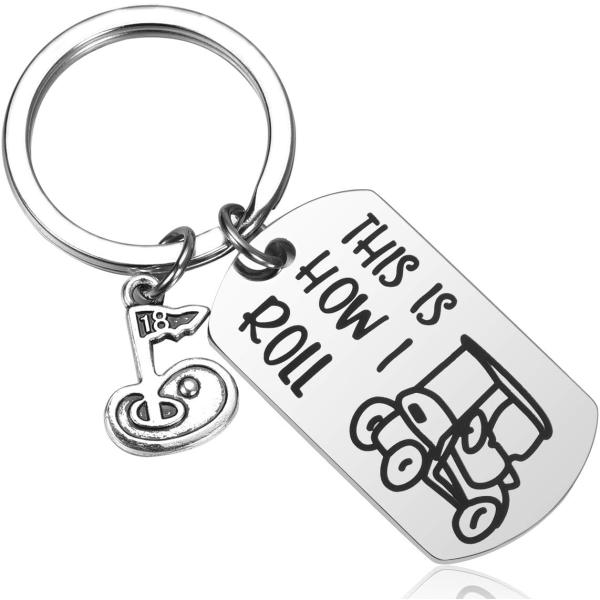 【並行輸入品】JanToDec This is How I Roll Golf Keychain G...