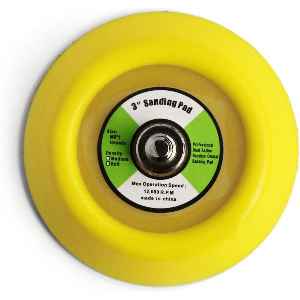 【並行輸入品】Z-LION 3インチ フックアンドループ バッキングパッド 5/16インチ-24スレ...