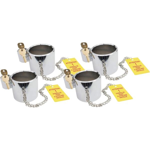 【並行輸入品】Mytee Products 高耐久クロムキングピンロック 2インチ トレーラー RV...