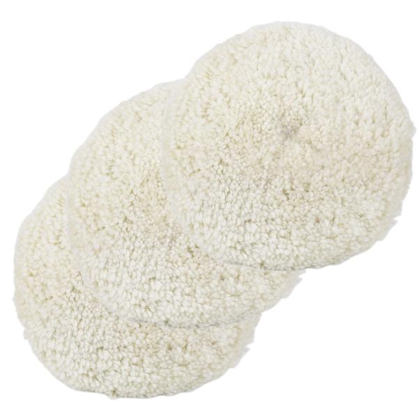 【並行輸入品】Fasmov ウール研磨パッド 7インチ ウールフック&amp;ループグリップバフパッド コン...