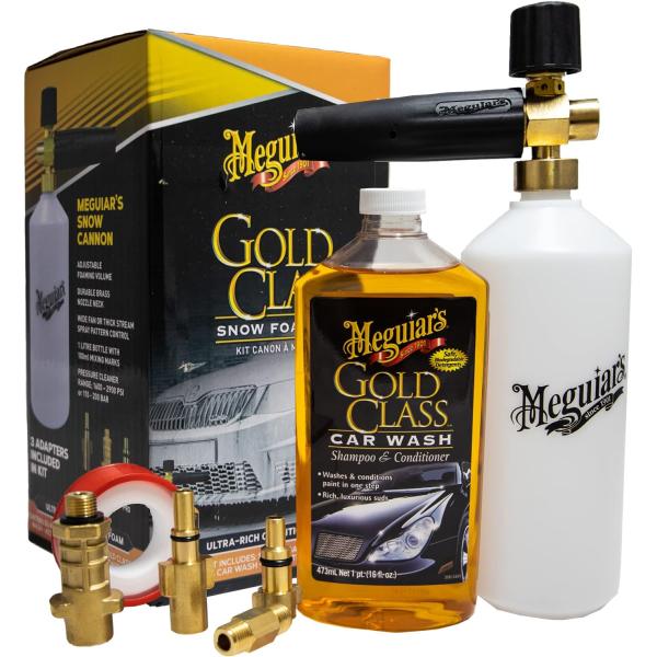 【並行輸入品】Meguiar's ゴールドクラス スノーフォーム キャノンランスキット K rche...