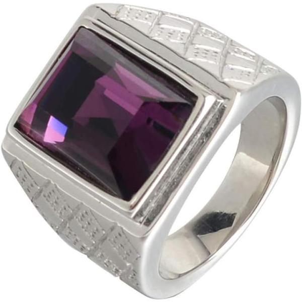 【並行輸入品】PAURO Stainless Steel Fashion Class Big Squ...