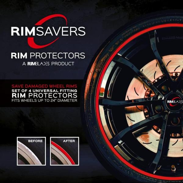 【並行輸入品】RIMSAVERS リムプロテクター RimBladesUSA レッド RS　