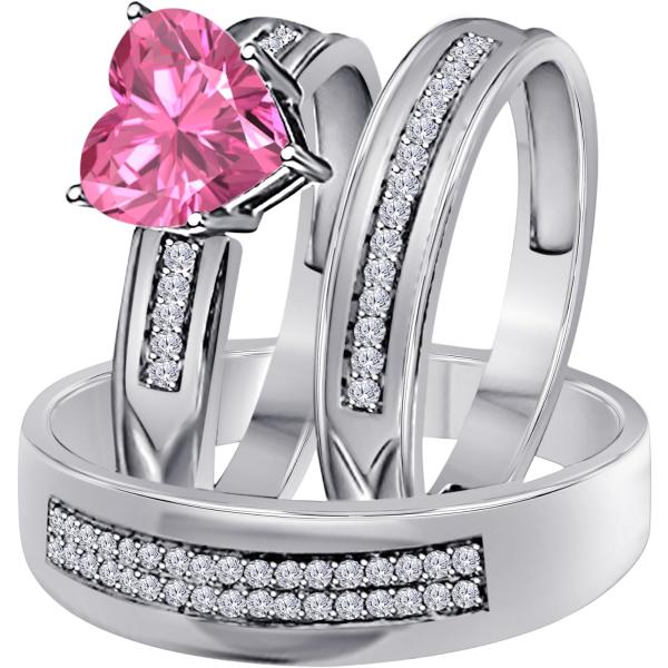 【並行輸入品】Jewelry Star Trio Sets for Him Her Heart Cu...