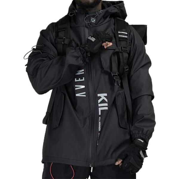 【並行輸入品】Aelfric Eden Mens Techwear Windbreaker Carg...