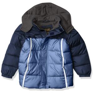 iXtreme Boys' Colorblock Puffer, Delft Blue, 4 並行輸入品｜good-face