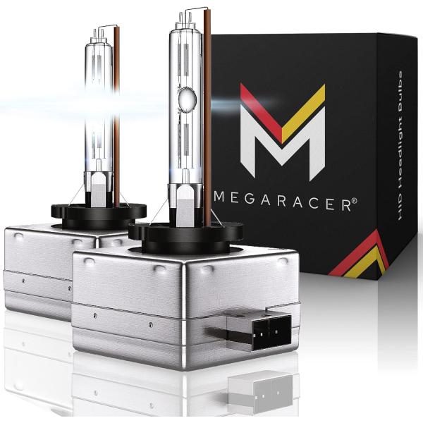 【並行輸入品】Mega Racer D1C/D1R/D1S HIDヘッドライト電球 ハイビーム ロー...