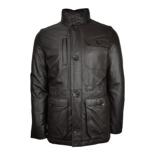 Brooks Brothers Mens 45473 Genuine Leather Utility Coat Jacket Da 並行輸入品｜good-face