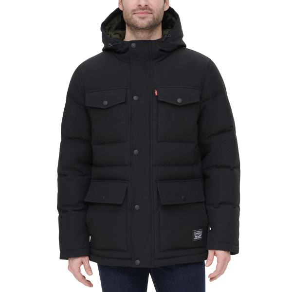 Levi&apos;s Men&apos;s Arctic Cloth Quilted Performance Park...