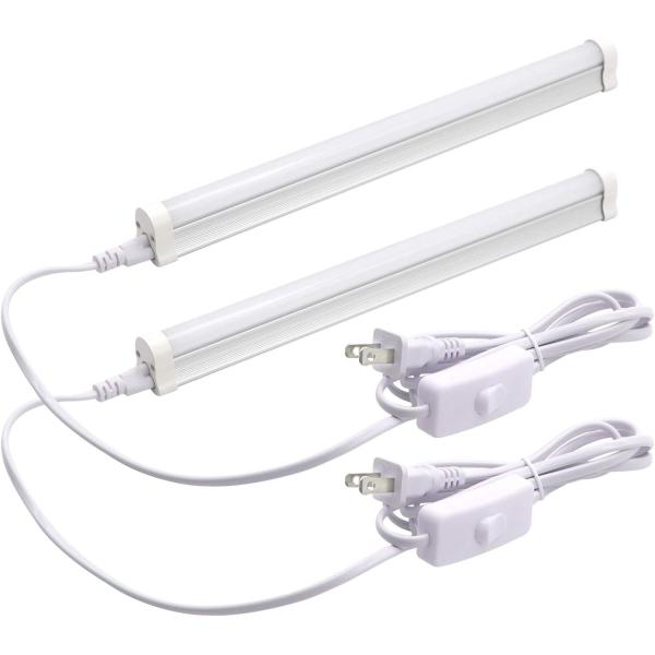 T5 LED Light Fixture 1ft 580lm 5W Frosted Cover  U...