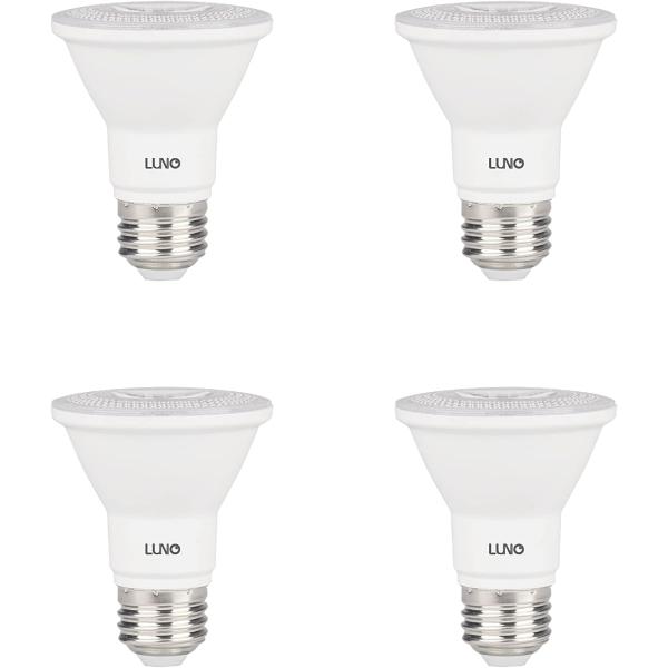 LUNO PAR20 Dimmable LED Bulb  CRI 90+  8W (50W Equ...