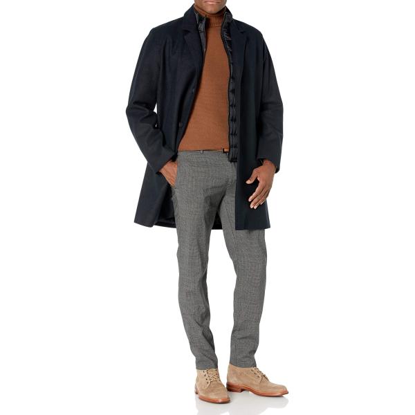 【並行輸入品】Cole Haan メンズ ラミネート ウール トッパー ビブ付き US サイズ: M...