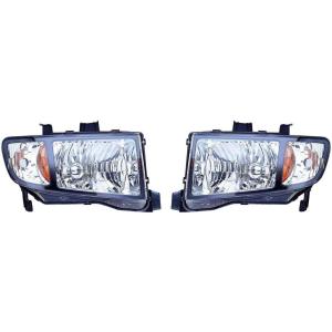 【並行輸入品】ホンダ リッジライン ヘッドライトアセンブリ 2006 2007 2008 ペア ドラ...