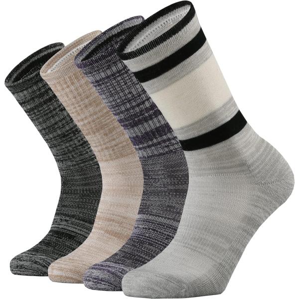 【並行輸入品】ONKE Merino Wool Cushion Crew Socks for Wom...