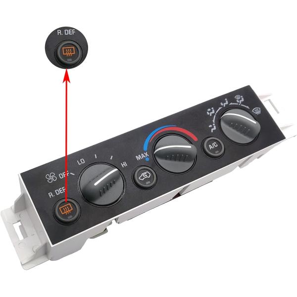 【並行輸入品】A/Cヒーター 気候制御 リアウィンドウデフォッガスイッチ付き 96-00 シボレー ...