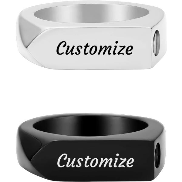 【並行輸入品】constantlife Cremation Rings for Ashes for ...