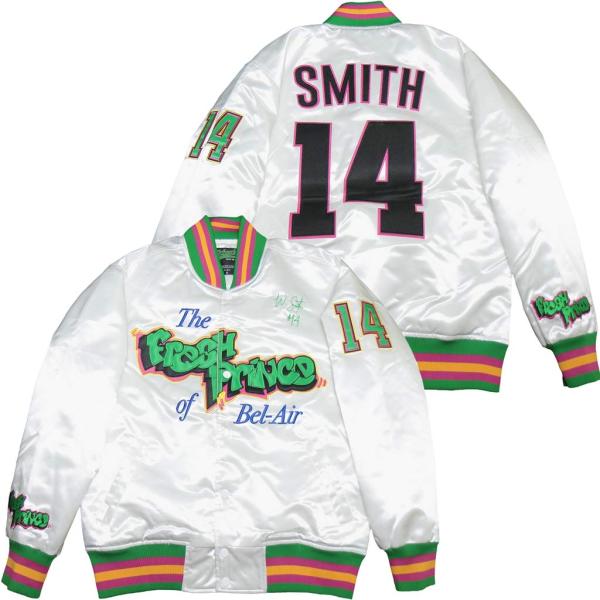 【並行輸入品】R J Men's Bel Air Academy #14 Smith White S...
