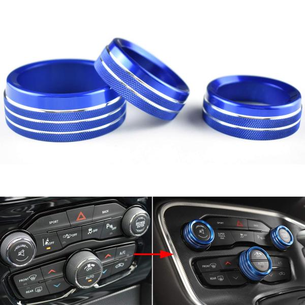 【並行輸入品】Boigoo コントロールノブ トリムカバー ダッジチャレンジャーチャージャー クライ...