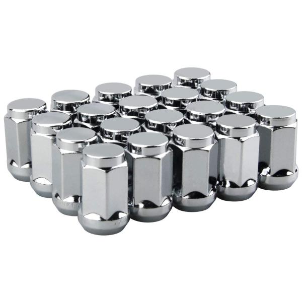 【並行輸入品】DCVAMOUS 20 PC 1/2inch-20 Lug Nuts Chrome 1...