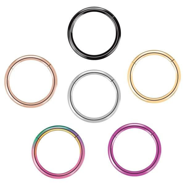 【並行輸入品】ArvinPiercing 6個 G23 チタンノーズリングフープ   20G 18G...